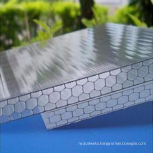 Plastic Hollow Polycarbonate Honeycomb Panel For Greenhouse Roofing